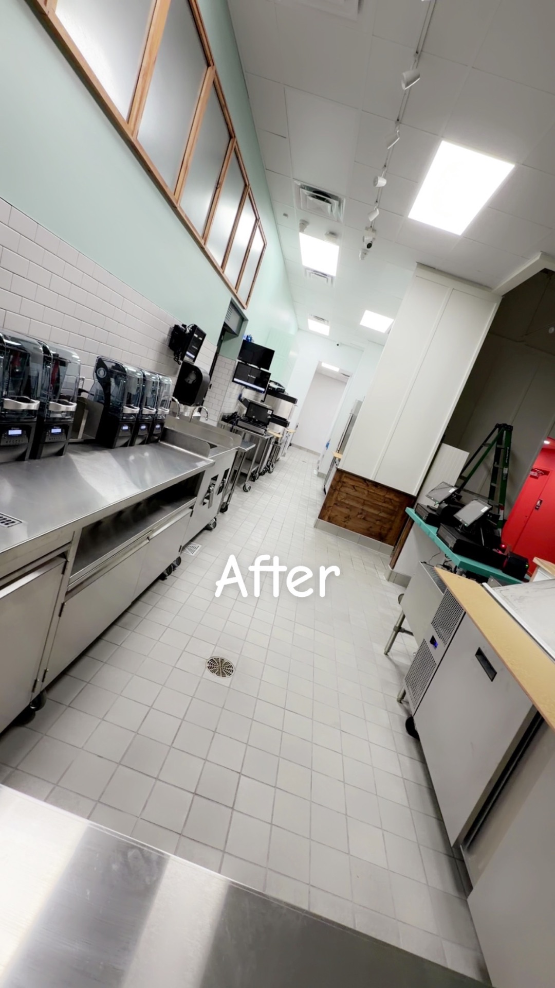 Cafe Kitchen — After by ICT Post Construction Cleaning in Wichita